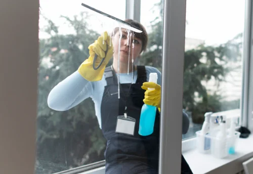 Nettoyage de vitres intérieures et extérieures à Sermiers